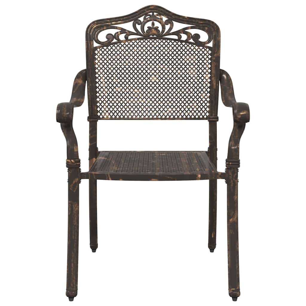 Havebord sæt 5 stk. Bronze Gustt aluminium