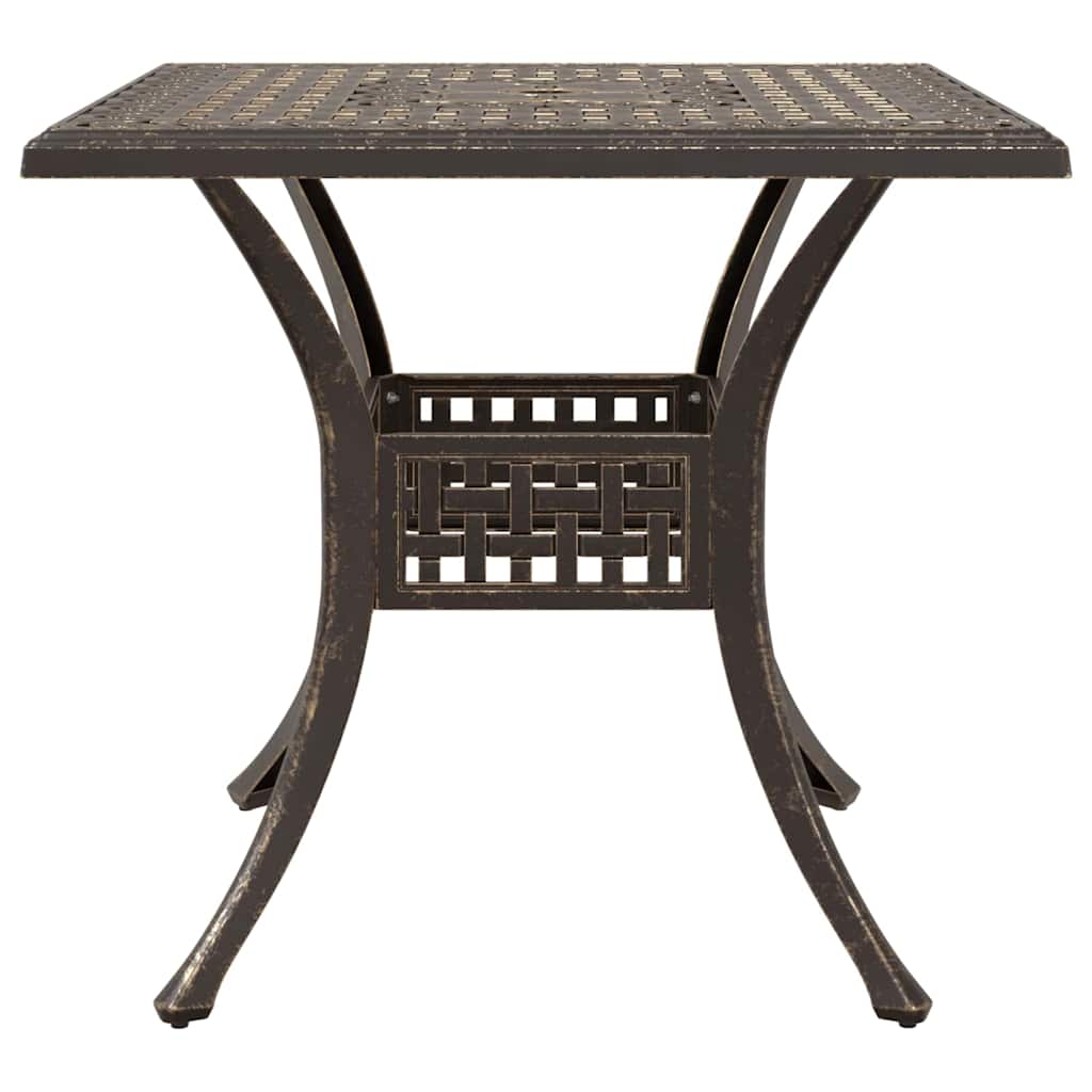 Havebord sæt 5 stk. Bronze Gustt aluminium