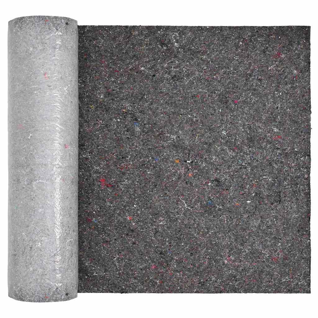 Damfleece Grå 1 x 10 m Polyester og Bomuld