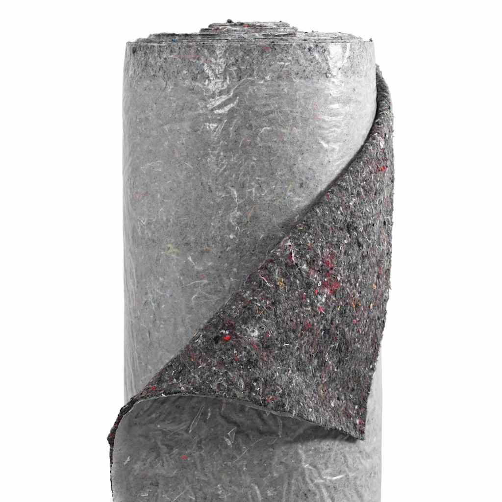Damfleece Grå 1 x 25 m Polyester og Bomuld