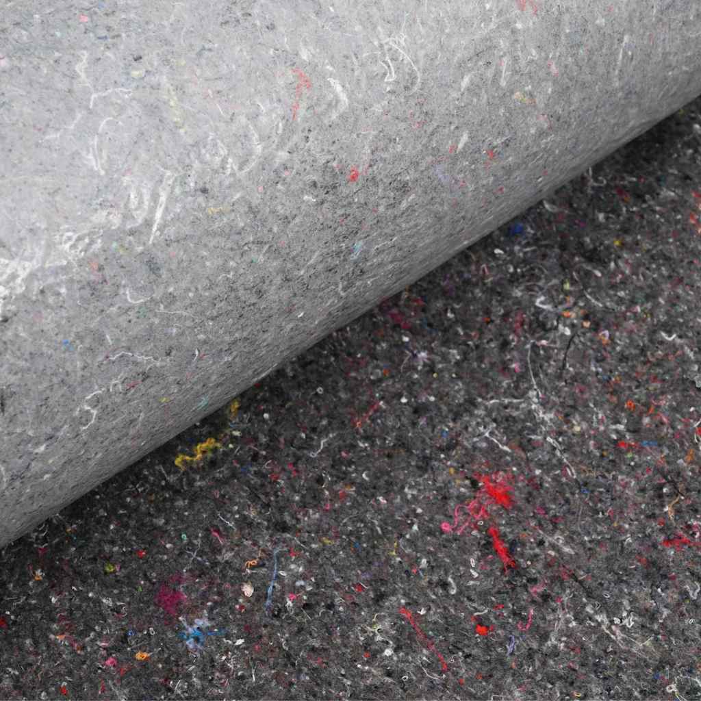 Damfleece Grå 1 x 10 m Polyester og Bomuld