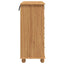 Skuffeskab ASKIM Brun 91 x 40 x 95,5 cm Massiv fyrretræ