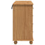 Skuffeskab ASKIM Brun 91 x 40 x 79 cm Massiv fyrretræ