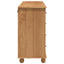 Skuffeskab ASKIM Brun 79 x 40 x 133,5 cm Massiv fyrretræ