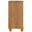 Sideboard med skuffe ASKIM 133,5 x 40 x 79 cm Massivt fyrretræ