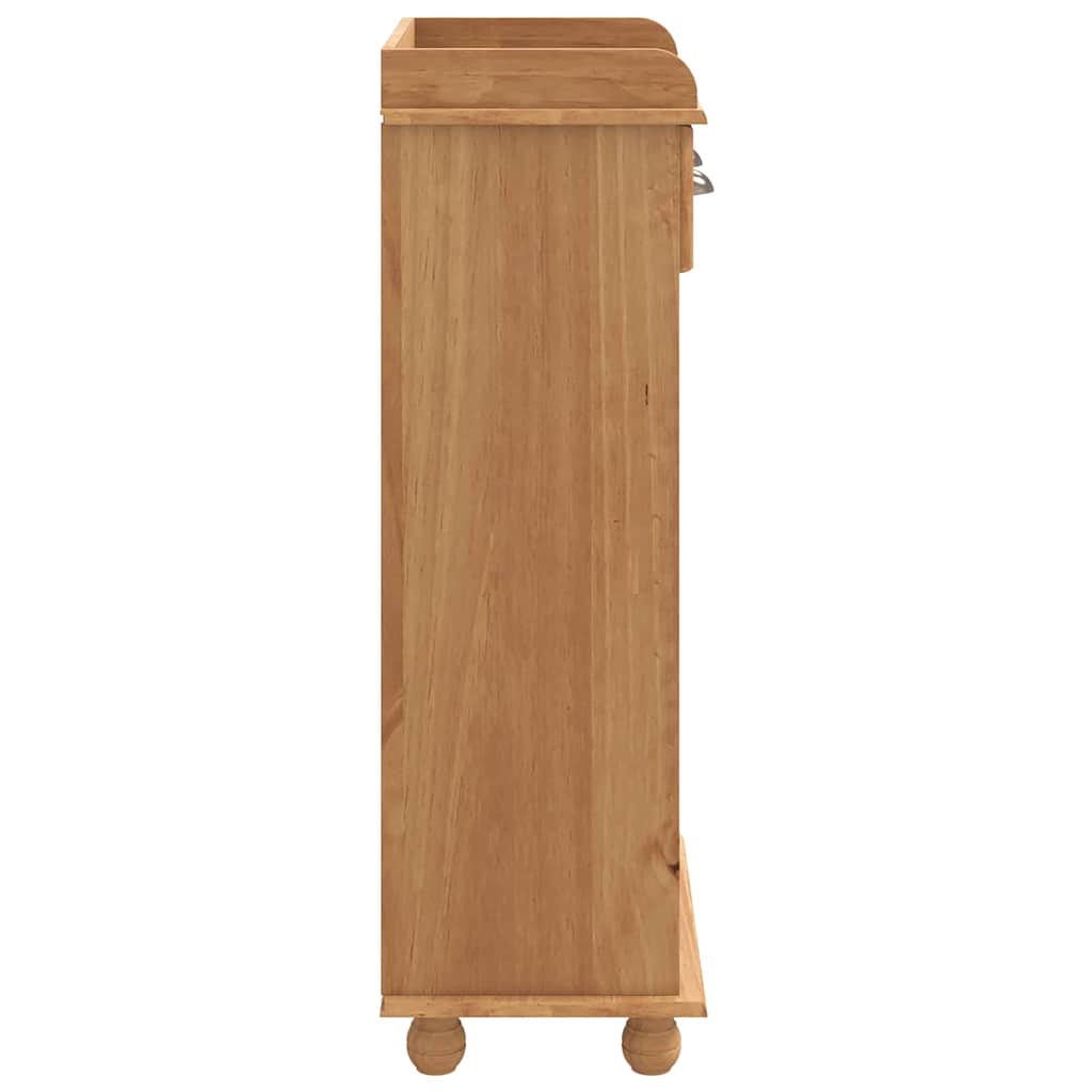 Vinskab ASKIM Honning Voks 57 x 37 x 114 cm Massiv fyrretræ