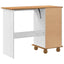 Skrivebord ASKIM Hvid 95 x 40 x 75 cm Massiv fyrretræ