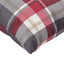 sofahynder 4 stk. rødt ternmønster 60x60 cm stof