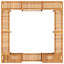 Boblebad omgivelser Brun 255 x 255 x 55,5 cm Massivt Akacietræ
