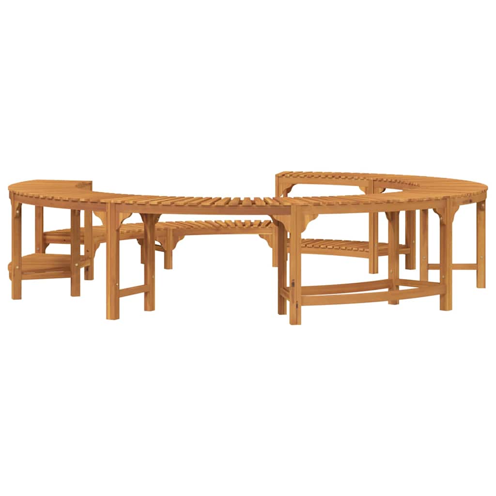 Boblebad omgivelser Brun Ø255 x 55,5 cm Massivt Akacietræ