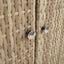 Opbevaringsskab med hylde Beige 100 x 36 x 102 cm Rattan