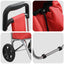 Indkøbsvogn Rød 35 x 28 x 92 cm Oxford stof
