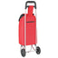 Indkøbsvogn Rød 35 x 28 x 92 cm Oxford stof