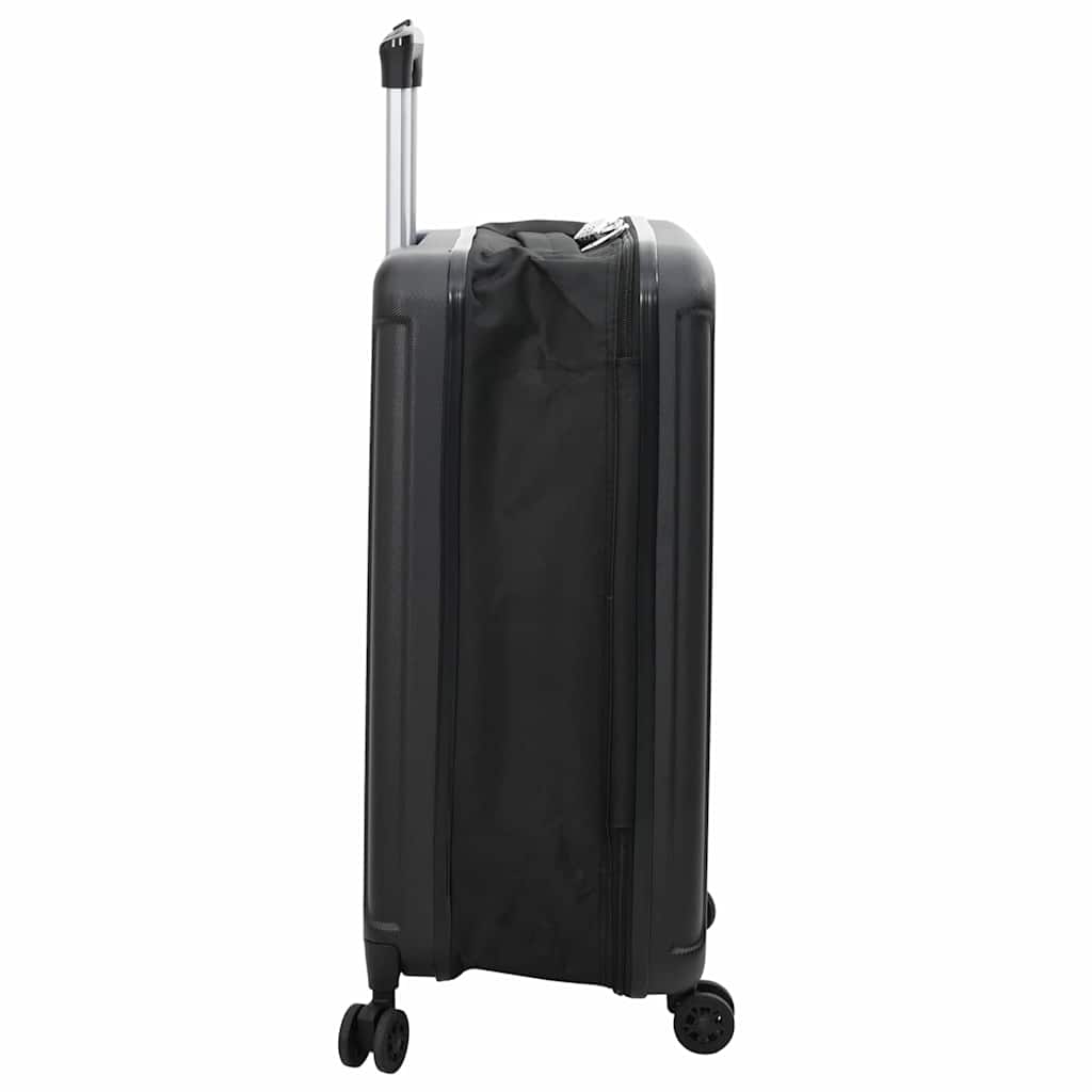 Kuffert med lås Sort 43 x 27 x 66 cm ABS Plastik