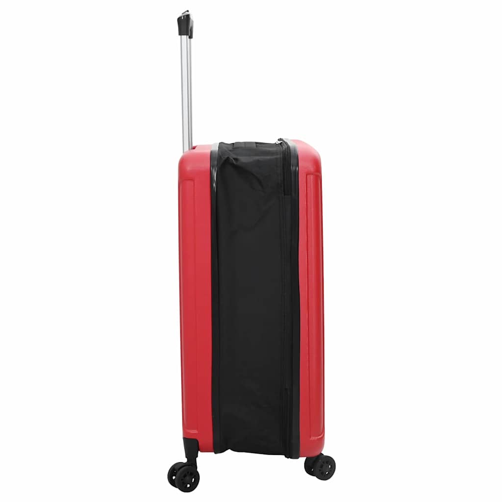 Kuffert med lås Rød 34 x 23 x 55.5 cm ABS Plastik