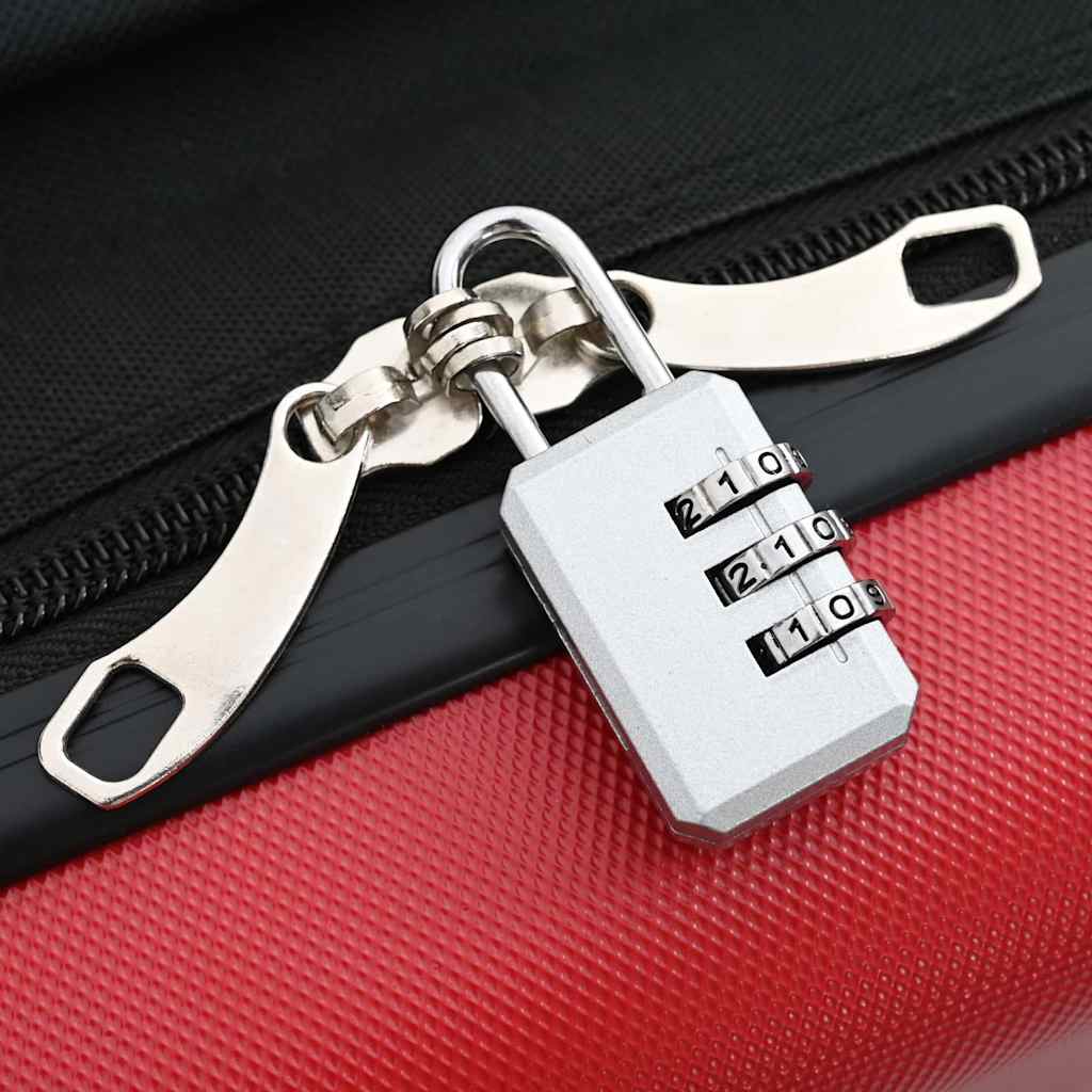 Kuffert med lås Rød 50 x 30 x 76 cm ABS Plastik