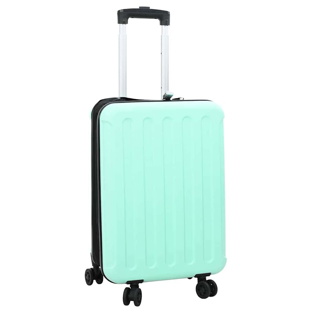 Kuffert med lås Mintgrøn 34 x 23 x 55.5 cm ABS Plastik