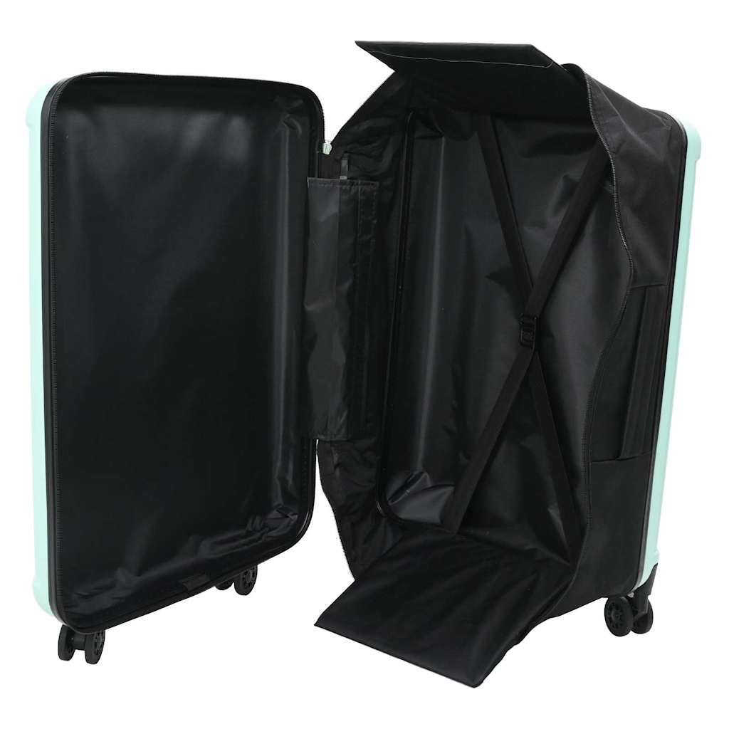 Kuffert med lås Mintgrøn 43 x 27 x 66 cm ABS Plastik