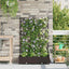 Have Blomsterkrukke 2 stk. Brun 80 x 40 x 125,5 cm PP