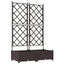 Have Blomsterkrukke 2 stk. Brun 80 x 40 x 125,5 cm PP