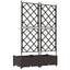 Have Blomsterkrukke 2 stk. Brun 80 x 40 x 125,5 cm PP