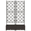 Have Blomsterkrukke 2 stk. Brun 80 x 40 x 125,5 cm PP