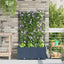 Have Blomsterkrukke 2 stk. Grå 80 x 40 x 143 cm PP