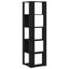 Bogreol 5 niveauer 50 x 50 x 179 cm Sort eg