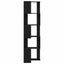 Bogreol 5 niveauer 50 x 50 x 179 cm Sort eg
