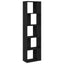 Bogreol Sort eg 45 x 23,5 x 162,5 cm