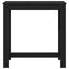 Barbord 102 x 50 x 103.5 cm Konstrueret træ Sort eg Rektangulær