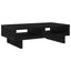 skærmholder 50x27x15 cm konstrueret træ sort egetræsfarve