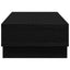 skærmholder 50x27x15 cm konstrueret træ sort egetræsfarve
