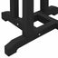 Barbord Sort 55 x 55 x 107 cm Polyethylen