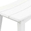 Barbænk 2 pcs Hvid 52 x 43 x 73,5 cm HDPE