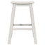 Barbænk 2 stk. Hvid 52 x 43 x 73,5 cm HDPE