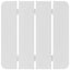 Sidebord Hvid 38 x 38 x 46 cm Polyethylen