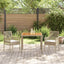 Have Spisebordssæt 3 pcs Beige polyrattan