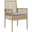 Have Spisebordssæt 5 stk. Beige polyrattan