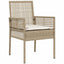Have Spisebordssæt 5 stk. Beige polyrattan