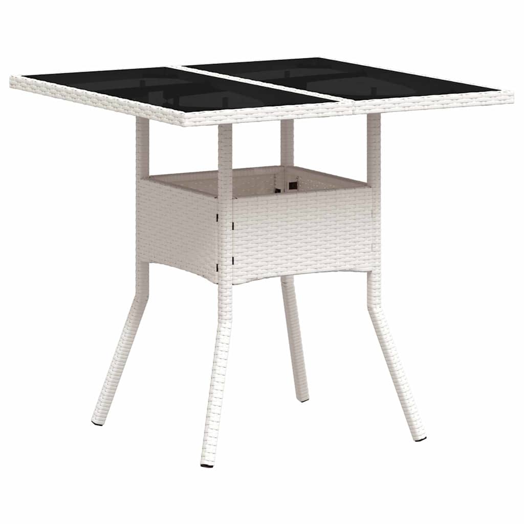 Have Spisebordssæt 3 pcs Lysegrå polyrattan