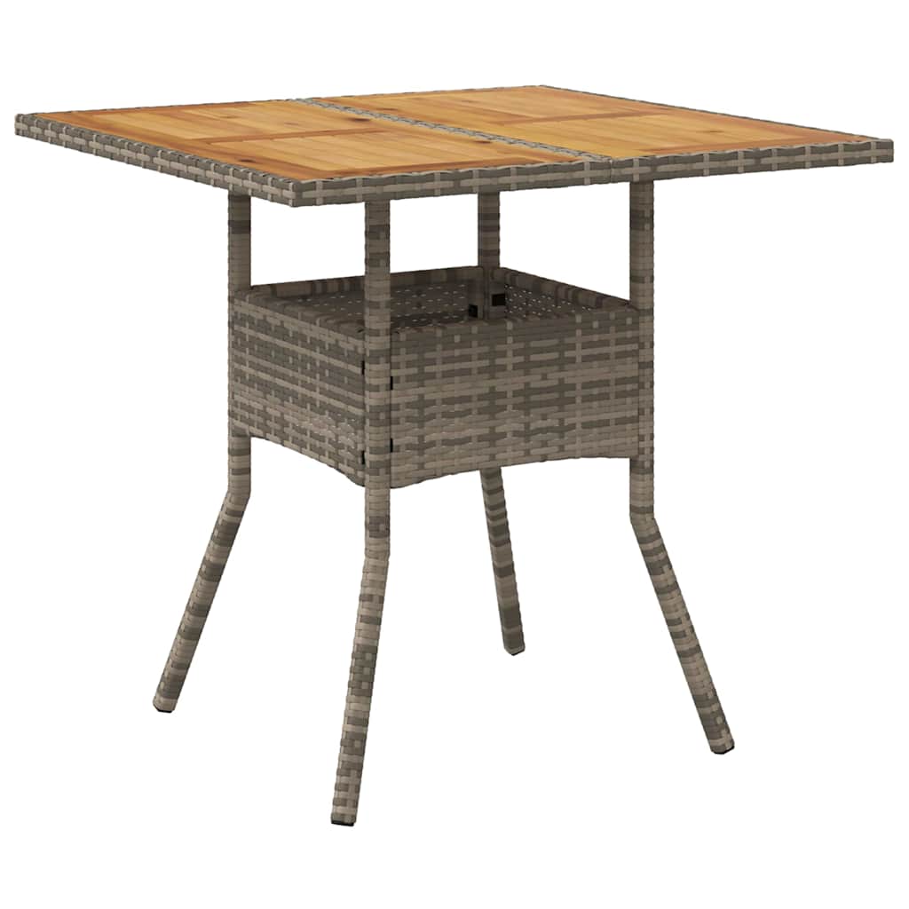 Have Spisebordssæt 3 pcs Grå polyrattan