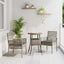 Have Spisebordssæt 3 pcs Grå polyrattan