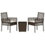 Have Bistro Sæt 3 pcs Brun polyrattan