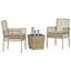 Have Bistro Sæt 3 pcs Beige polyrattan