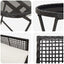 Have Bistro Sæt 3 pcs Sort polyrattan