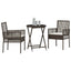 Have Bistro Sæt 3 pcs Brun polyrattan
