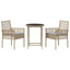 Have Bistro Sæt 3 pcs Beige polyrattan