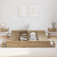 Seng med opbevaring Artisan Egetræ 180 x 200 cm Konstrueret træ
