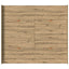 Seng med opbevaring Artisan Egetræ 180 x 200 cm Konstrueret træ